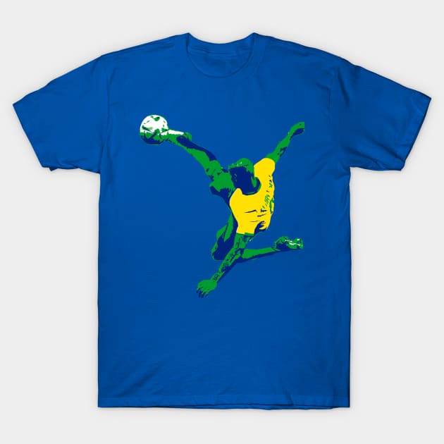 Richarlison Overhead Kick Illustration T-Shirt by Pasghetti